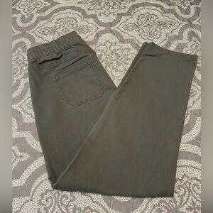 Women’s Time and Tru Gray Canvas Pants